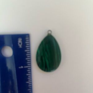 Green Teardrop Pendant
